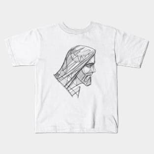 Jesus Christ Face Kids T-Shirt